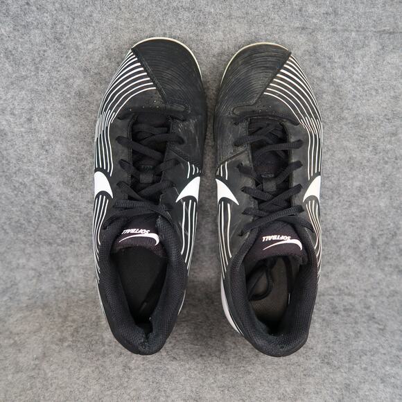 Nike Shoes Womens 8 Softball Cleats Lunar Hyperdiamond  3 Pro Sport Black White - Picture 9 of 13